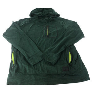 Amercian Eagle Outfitters Men's Flex Hoodie Large Green Pullover Kangaroo Pocket